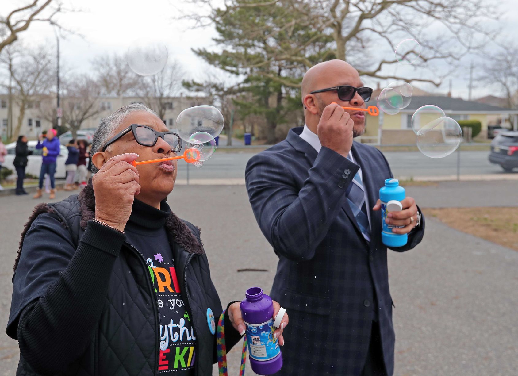 Blow Bubbles 4 Autism at MLK School